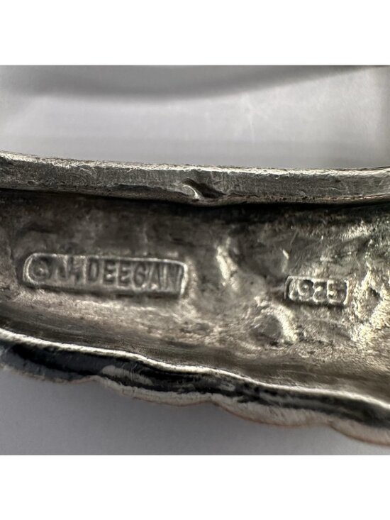 Jeff Deegan Designs Buckle Fits 1” Belt 3 Pieces Signed Sterling Silver 111 Gr